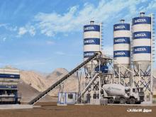 محطة خرسانة 90 م³ خلاط Twinshaft إيطالي